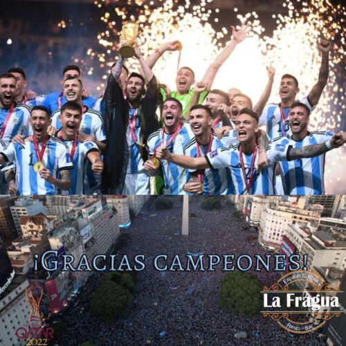 gracias campeones